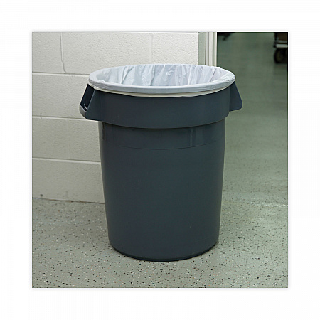 High Density Industrial Can Liners Coreless Rolls, 30 gal, 16 mic, 30