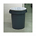 High Density Industrial Can Liners Coreless Rolls, 30 gal, 16 mic, 30