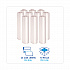 High Density Industrial Can Liners Coreless Rolls, 33 gal, 16 mic, 33