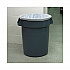 High Density Industrial Can Liners Coreless Rolls, 33 gal, 16 mic, 33