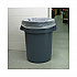 High Density Industrial Can Liners Coreless Rolls, 45 gal, 16 mic, 40