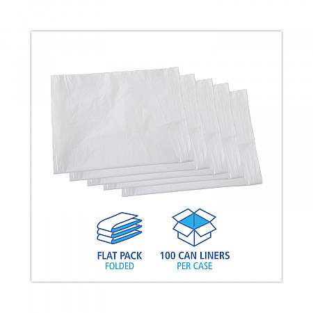 Linear Low Density Industrial Can Liners, 60 gal, 0.7 mil, 38