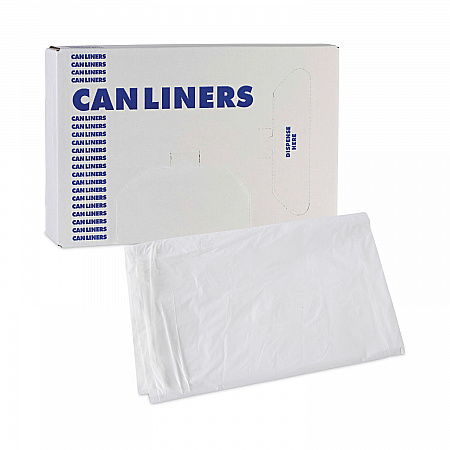 Linear Low Density Industrial Can Liners, 30 gal, 0.9 mil, 30