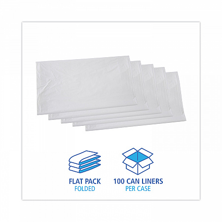 Linear Low Density Industrial Can Liners, 45 gal, 0.9 mil, 40