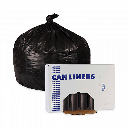 Low-Density Waste Can Liners, 16 gal, 1 mil, 24