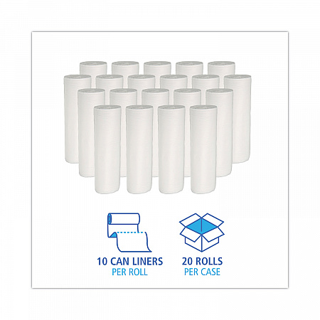 Low-Density Waste Can Liners, 30 gal, 0.5 mil, 30