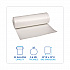 Low-Density Waste Can Liners, 33 gal, 0.6 mil, 33