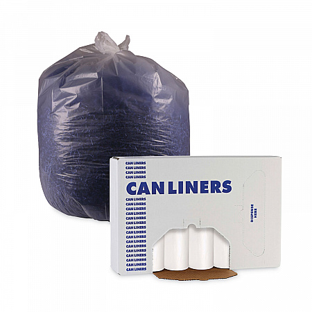 Low-Density Waste Can Liners, 33 gal, 0.6 mil, 33
