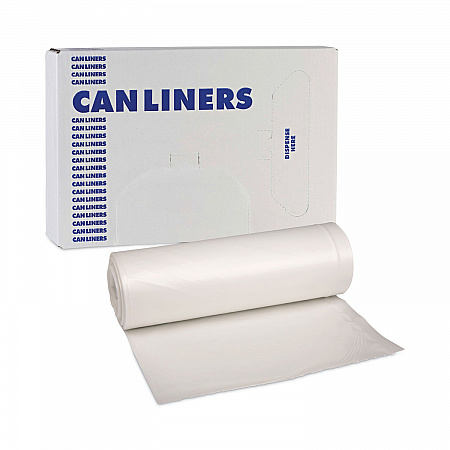 Low-Density Waste Can Liners, 33 gal, 0.6 mil, 33