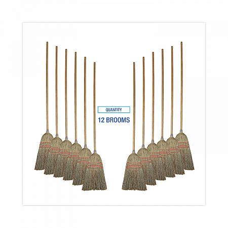 Parlor Broom, Corn Fiber Bristles, 55