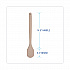 Utility Brush, Cream Nylon Bristles, 5.5