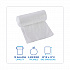 High-Density Can Liners, 10 gal, 6 mic, 24