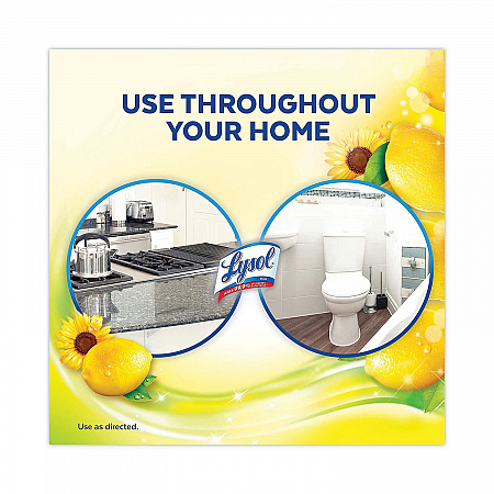 Clean and Fresh Multi-Surface Disinfectant Cleaner, Sparkling Lemon and Sunflower Essence, 10.75 oz Bottle, 20/Carton (93805CT)