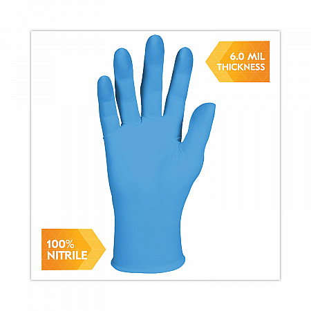 G10 2PRO Nitrile Gloves, Powder-Free, X-Large, 6 mil Thick, 9.5