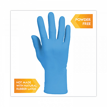 G10 2PRO Nitrile Gloves, Powder-Free, Medium, 6 mil Thick, 9.5