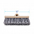 Dual-Surface Vehicle Brush, Black Polypropylene Bristles, 10