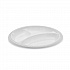 Meadoware Impact Plastic Dinnerware, 3-Compartment Plate, 10.25