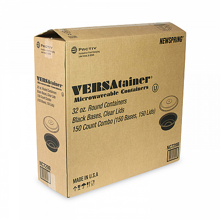 Newspring VERSAtainer Microwavable Containers, 32 oz, 7