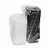 Newspring VERSAtainer Microwavable Containers, 12 oz, 5.8 x 4.6 x 2.3, Black/Clear, Plastic, 150/Carton (NC818B)