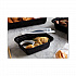 Newspring VERSAtainer Microwavable Containers, 12 oz, 5.8 x 4.6 x 2.3, Black/Clear, Plastic, 150/Carton (NC818B)