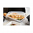 Newspring VERSAtainer Microwavable Containers, 24 oz, 7.4 x 5 x 2.5, White/Clear, Plastic, 150/Carton (NC838)