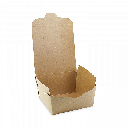 EarthChoice OneBox Paper Box, 37 oz, 4.5 x 4.5 x 2.5, Brown, 312/Carton (NOB01KEC)