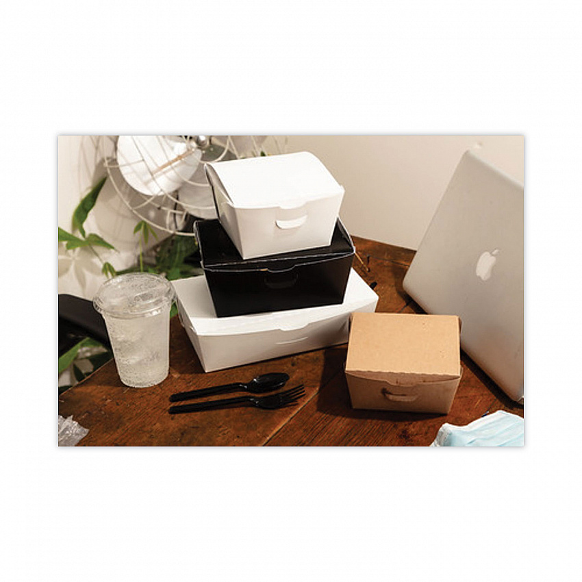 EarthChoice OneBox Paper Box, 66 oz, 6.5 x 4.5 x 3.25, Black, 160/Carton (NOB03B)