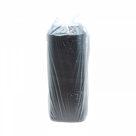 EarthChoice Square Recycled Bowl, 24 oz, 7 x 7 x 1.52, Black, Plastic, 300/Carton (SAB0724)