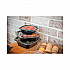 EarthChoice Square Recycled Bowl, 24 oz, 7 x 7 x 1.52, Black, Plastic, 300/Carton (SAB0724)
