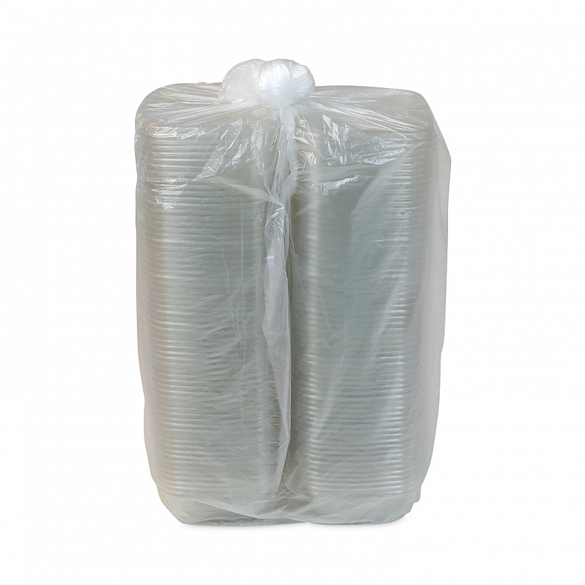 EarthChoice Square Recycled Bowl, 16 oz, 5 x 5 x 1.75, Clear, Plastic, 504/Carton (SAC0516)