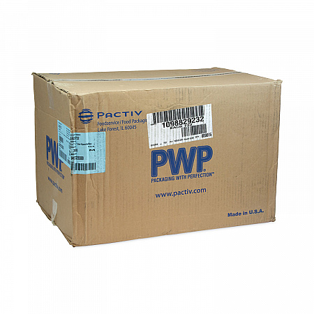 EarthChoice Square Recycled Bowl, 32 oz, 7 x 7 x 2, Clear, Plastic, 300/Carton (SAC0732)