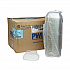 EarthChoice Square Recycled Bowl, 32 oz, 7 x 7 x 2, Clear, Plastic, 300/Carton (SAC0732)