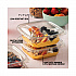 EarthChoice Square Recycled Bowl, 32 oz, 7 x 7 x 2, Clear, Plastic, 300/Carton (SAC0732)