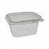 EarthChoice Tamper Evident Recycled Hinged Lid Deli Container, 16 oz, 5.37 x 4.5 x 2.62, Clear, Plastic, 304/Carton (TEHL5X416)