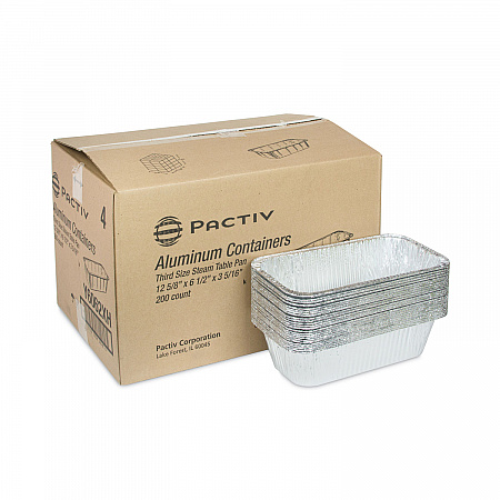 Aluminum Steam Table Pan, One-Third Size Deep Loaf, 3