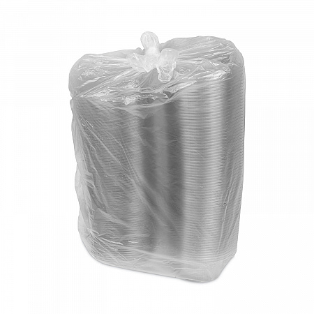 EarthChoice Recycled PET Hinged Container, 32 oz, 7.31 x 5.88 x 3.25, Clear, Plastic, 280/Carton (YCA910320000)