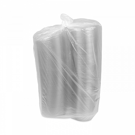 EarthChoice Recycled PET Hinged Container, 48 oz, 8.87 x 7.25 x 2.93, Clear, Plastic, 190/Carton (YCA910480000)