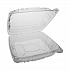 SENSATION SmartLock Hinged Lid Container, 9.2 x 8.9 x 3.1, Clear, Plastic, 200/Carton (YCI821100000)