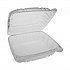 SENSATION SmartLock Hinged Lid Container, 8.5 x 8.34 x 3., Clear, Plastic, 200/Carton (YCI821200000)