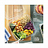 SENSATION SmartLock Hinged Lid Container, 8.5 x 8.34 x 3., Clear, Plastic, 200/Carton (YCI821200000)