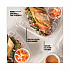 SENSATION SmartLock Hinged Lid Container, 8.5 x 8.34 x 3., Clear, Plastic, 200/Carton (YCI821200000)