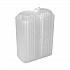 SENSATION SmartLock Hinged Lid Container, 5.7 x 6 x 3.1, Clear, Plastic, 500/Carton (YCI821600000)
