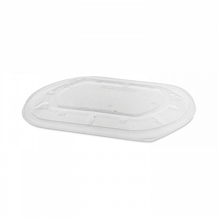 ClearView MealMaster Lid with Fog Gard Coating, Large Flat Lid, 9.38 x 8 x 0.38, Clear, Plastic, 300/Carton (YCN8463S00D0)