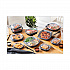 ClearView MealMaster Lid with Fog Gard Coating, Large 2-Compartment Dome Lid, 9.37 x 8 x 1.25, Clear, Plastic, 252/Carton (YCN8467H00D0)