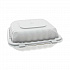 EarthChoice SmartLock Microwavable MFPP Hinged Lid Container, 8.35 x 8.35 x 3.1, White, Plastic, 200/Carton (YCN808010000)