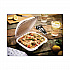 EarthChoice SmartLock Microwavable MFPP Hinged Lid Container, 3 Compartments, 8.35 x 8.35 x 3.1, White, Plastic, 200/Carton (YCN808030000)