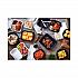 EarthChoice SmartLock Microwavable MFPP Hinged Lid Container, 3 Compartments, 8.35 x 8.5 x 3.1, Black, Plastic, 200/Carton (YCNB08030000)