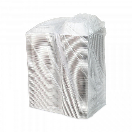 EarthChoice Vented Microwavable MFPP Hinged Lid Container, 9 x 6 x 3.1, White, Plastic, 170/Carton (YCNW0205)