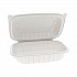 EarthChoice Vented Microwavable MFPP Hinged Lid Container, 9 x 6 x 2.75, White, Plastic, 170/Carton (YCNW0207)