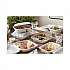 EarthChoice Vented Microwavable MFPP Hinged Lid Container, 8.4 x 8.7 x 3.1, White, Plastic, 146/Carton (YCNW0851)
